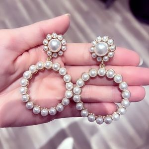 Pearl earrings brand new dangle earrings buy 2 get the third one for free